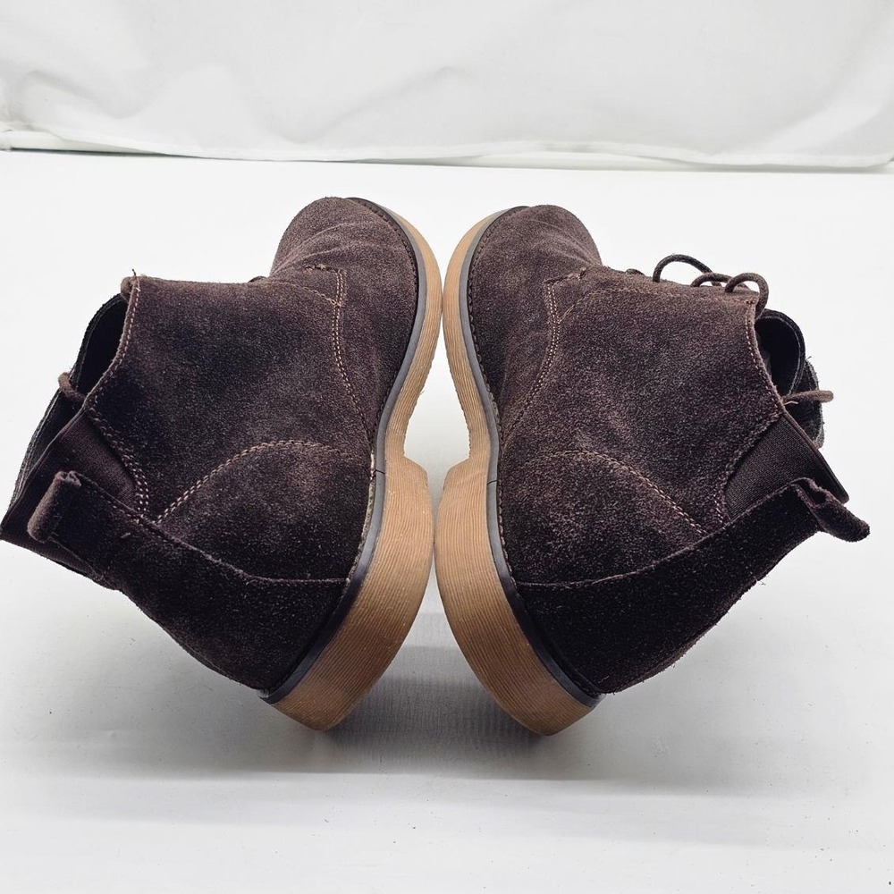 Bruno Marc Chukka Mens Size 12 Brown Suede Lace Up Desert Ankle Boots - Picture 4 of 11